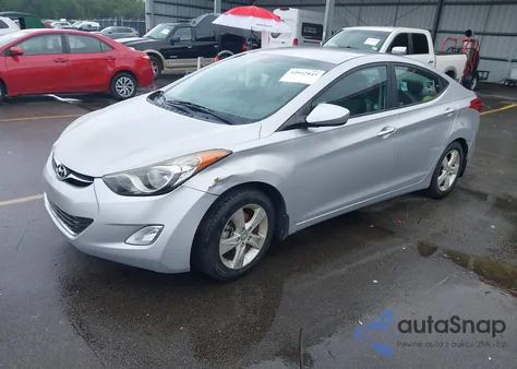 2013 Hyundai Elantra Gls из США, поврежденный, VIN KMHDH4AE2DU674396
